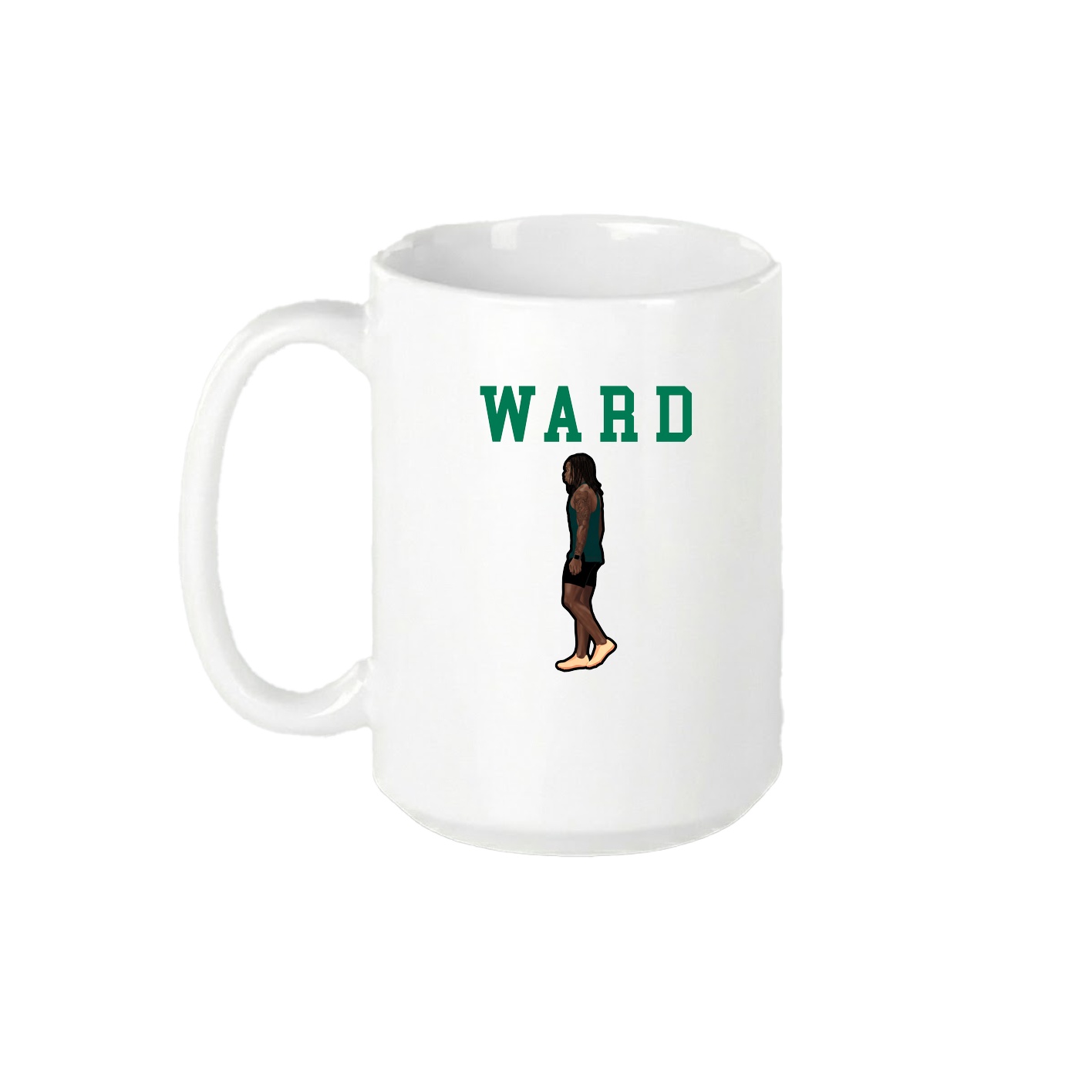 15oz Coffee Mug — Shirsey in White