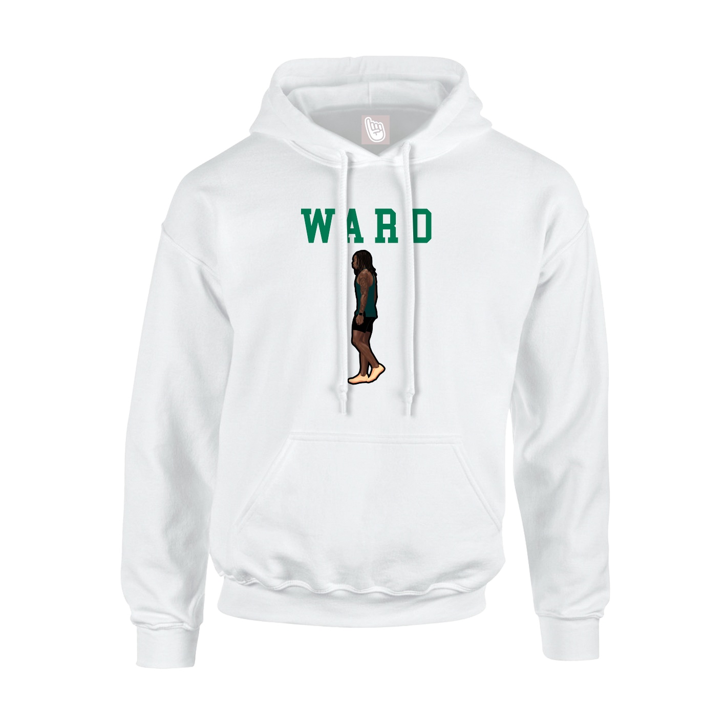 Youth Hoodie — Shirsey in White