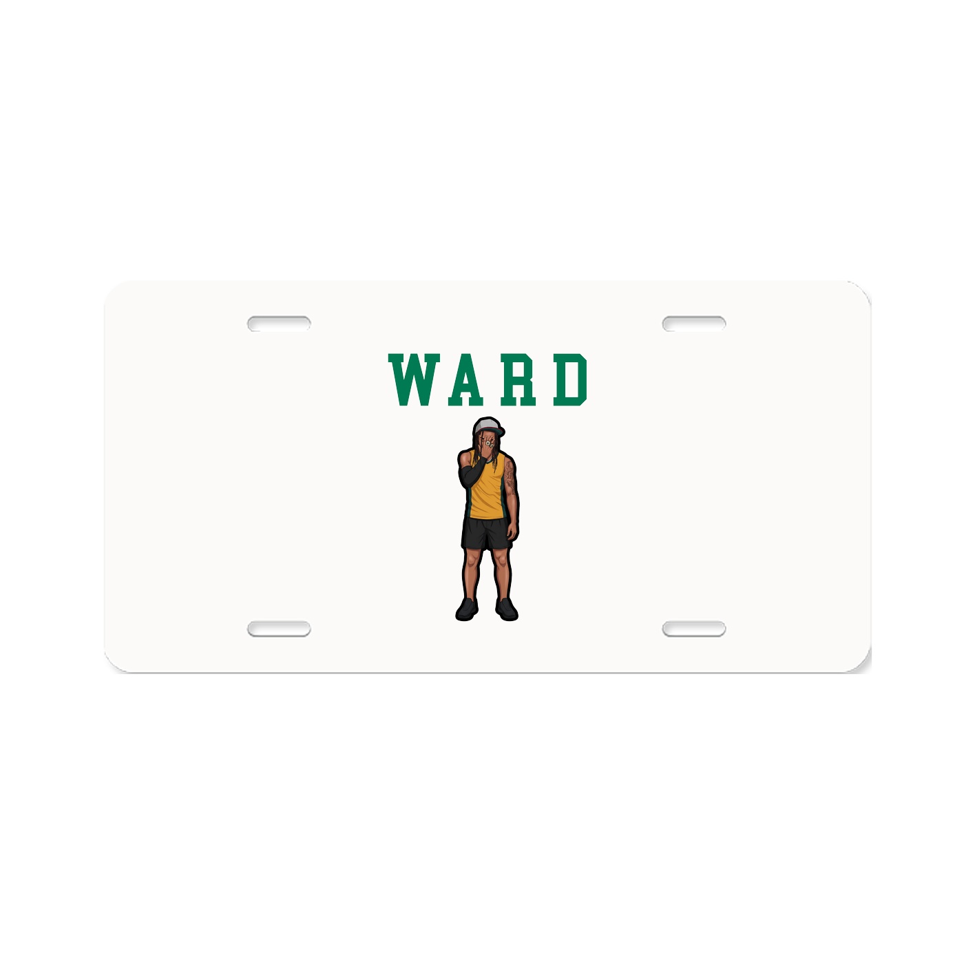 License Plate — Shirsey in Classic