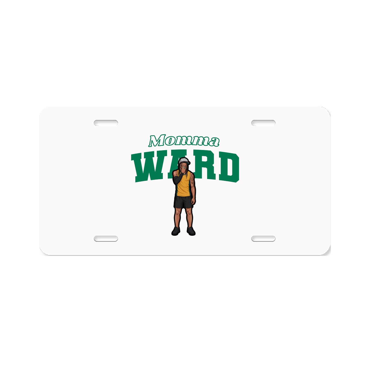 License Plate — Mothers Day Block in Classic