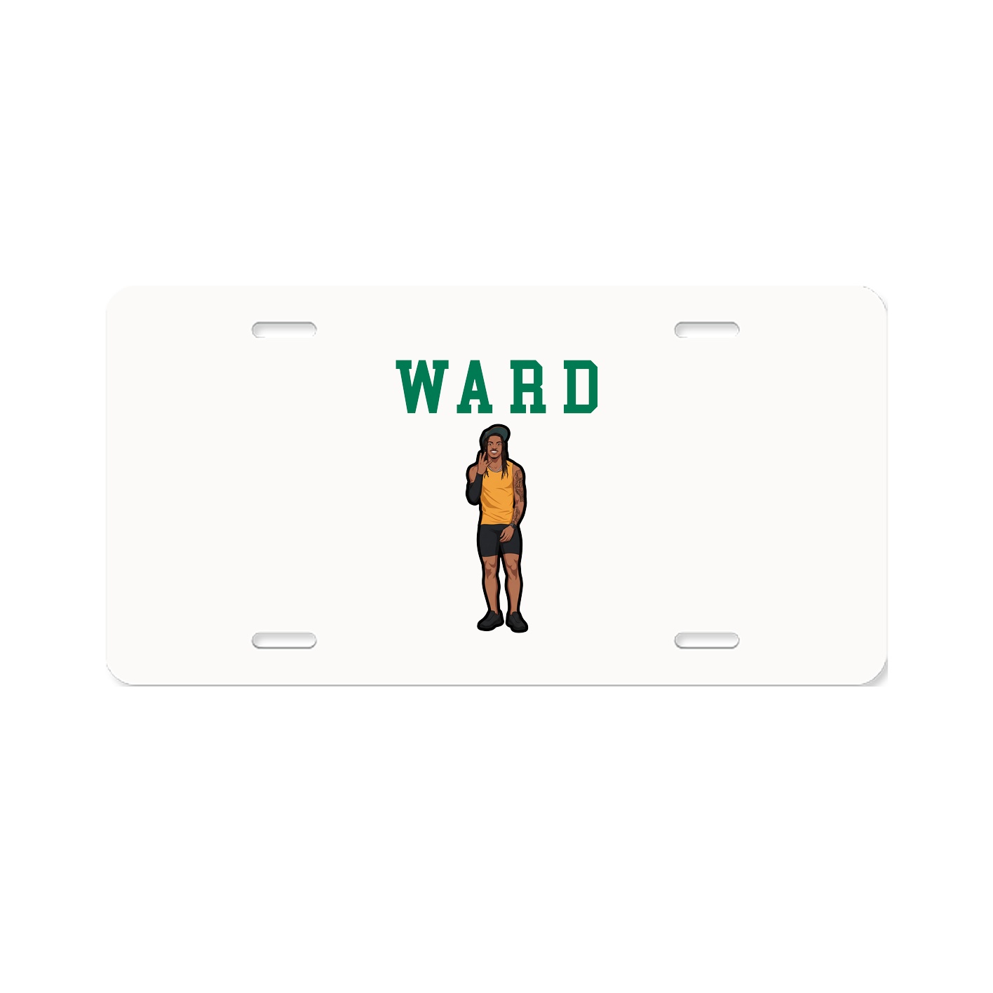 License Plate — Shirsey in Classic