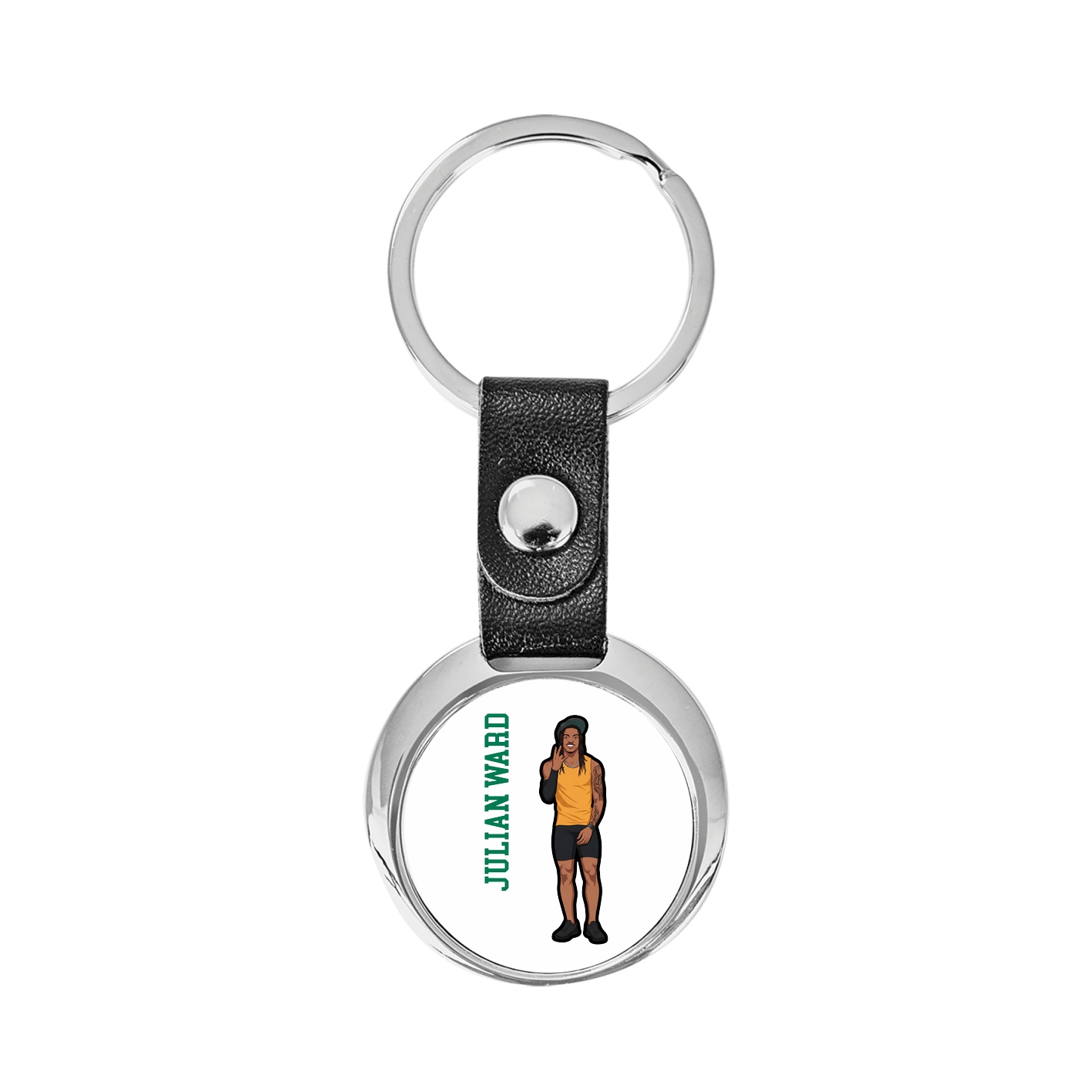 Key Chain — Name Vertical in Classic