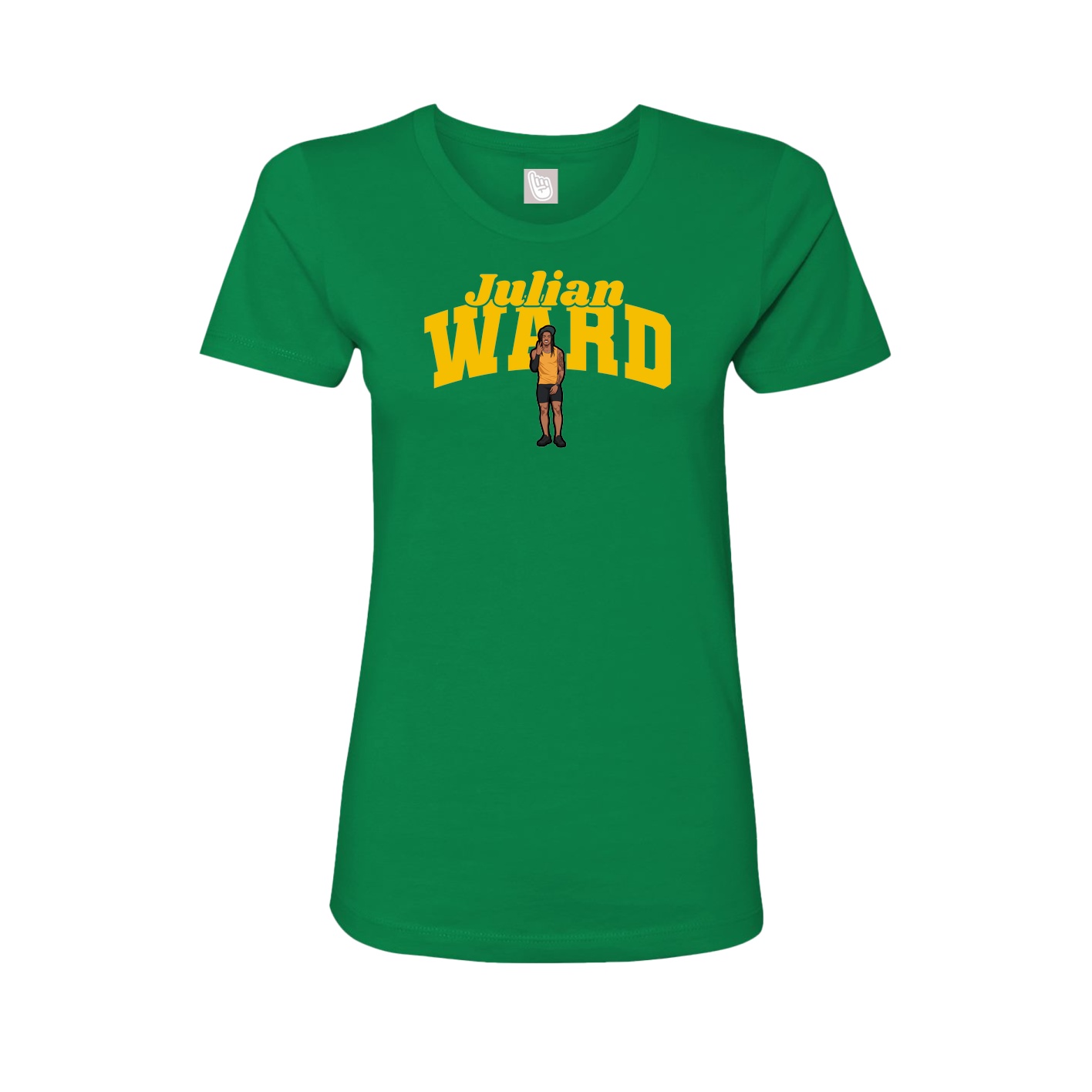 Womens Tee — Signature Arch in Green