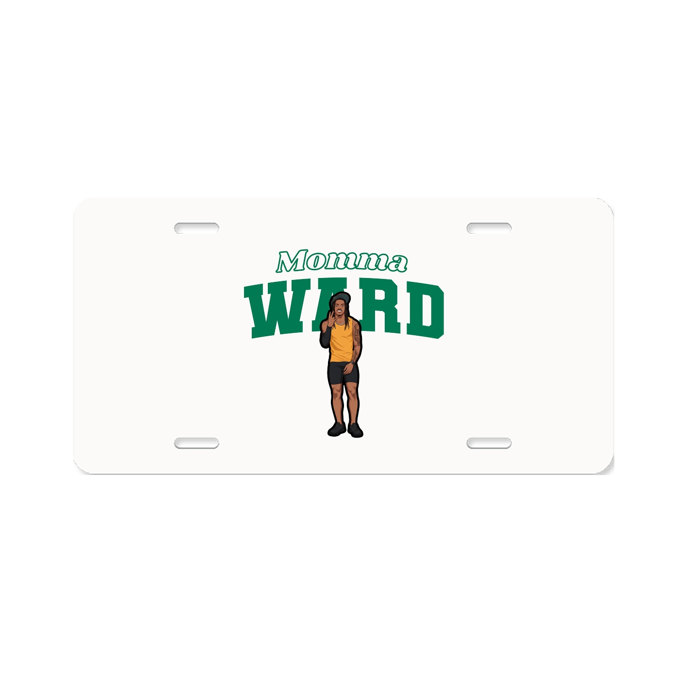 License Plate — Mothers Day Block in Classic