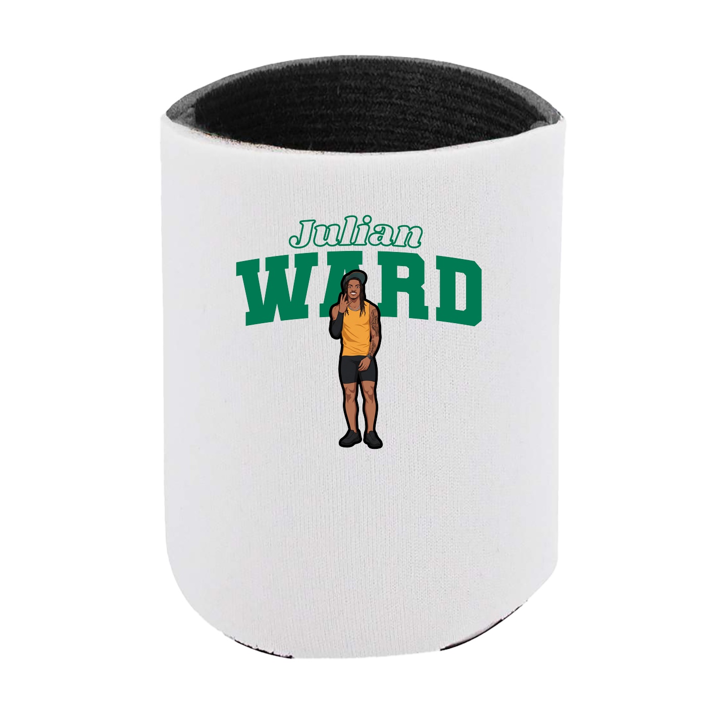 Can Holder — Name Arch in White