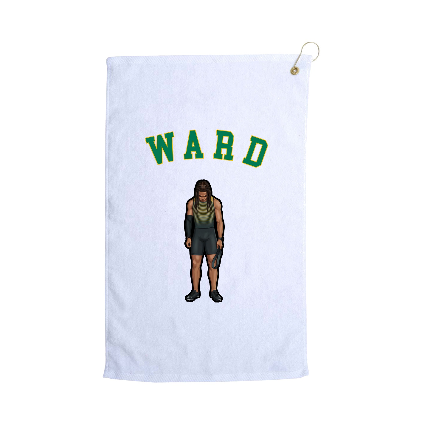 Golf Towel — Shirsey Arch in White