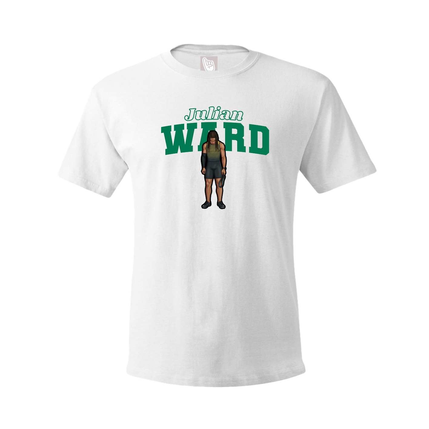 Tee — Name Arch in White