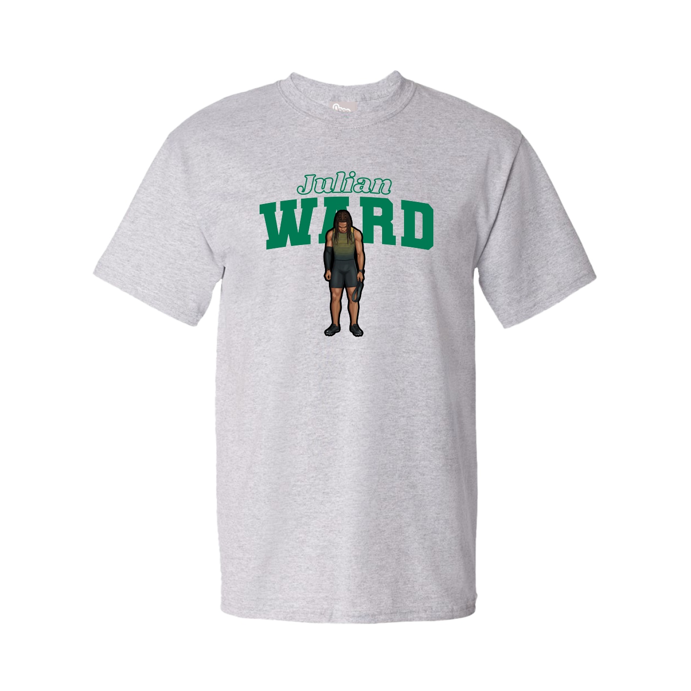 Youth Tee — Name Arch in Grey