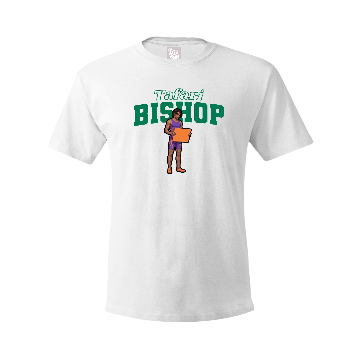 Tee — Name Arch in White