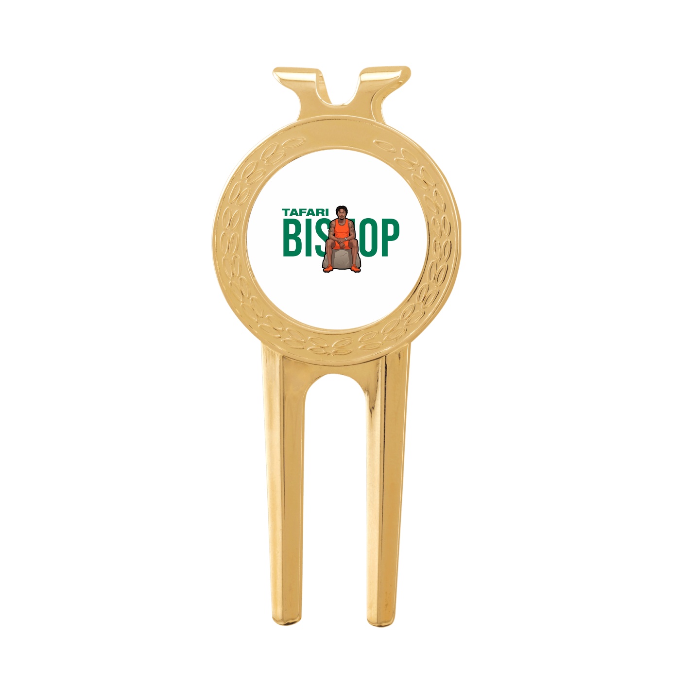 Divot Tool with Ball Marker — Player Name in Classic