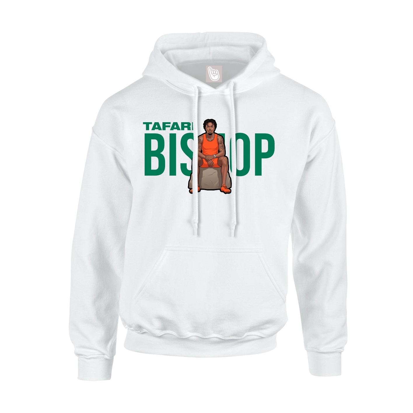 Hoodie — Player Name in White
