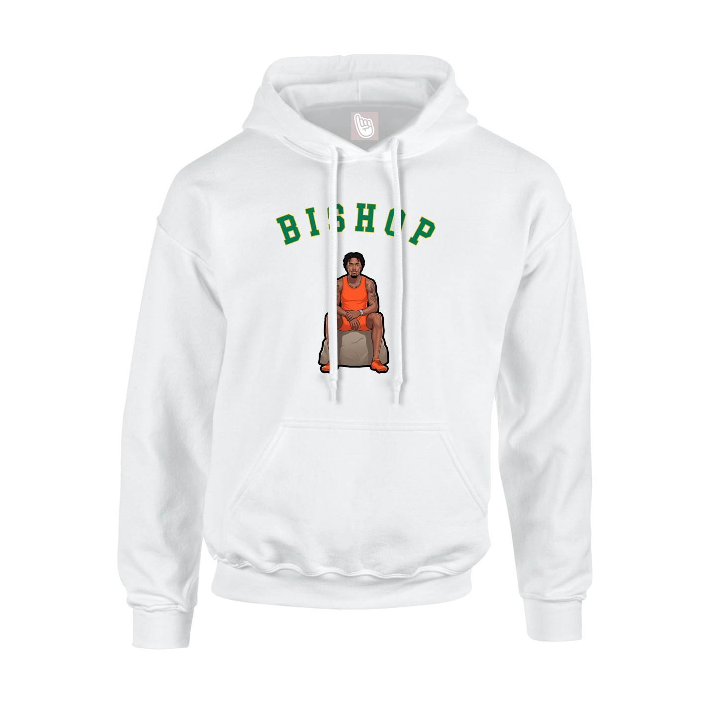 Hoodie — Shirsey Arch in White