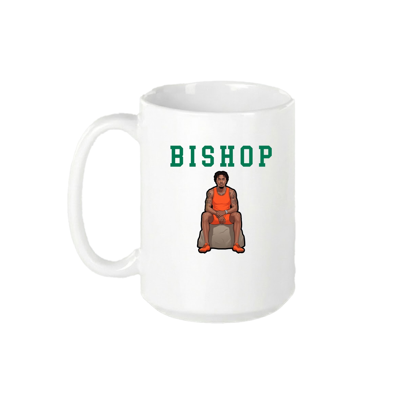 15oz Coffee Mug — Shirsey in White