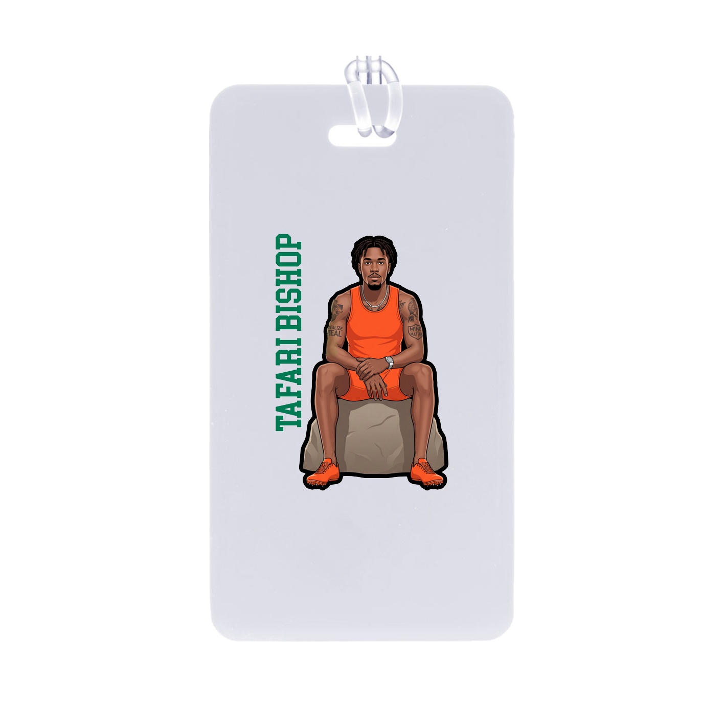 Bag Tag — Name Vertical in Classic