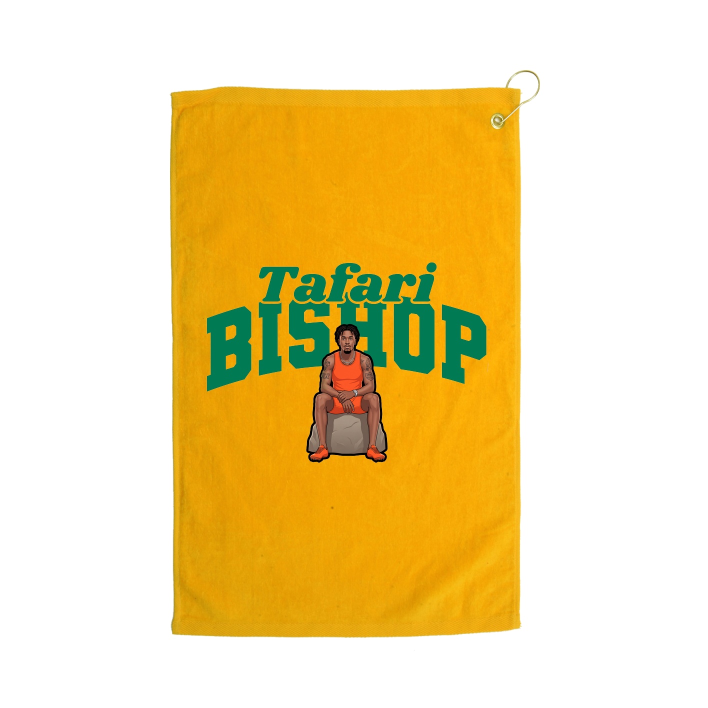 Golf Towel — Signature Arch in Gold