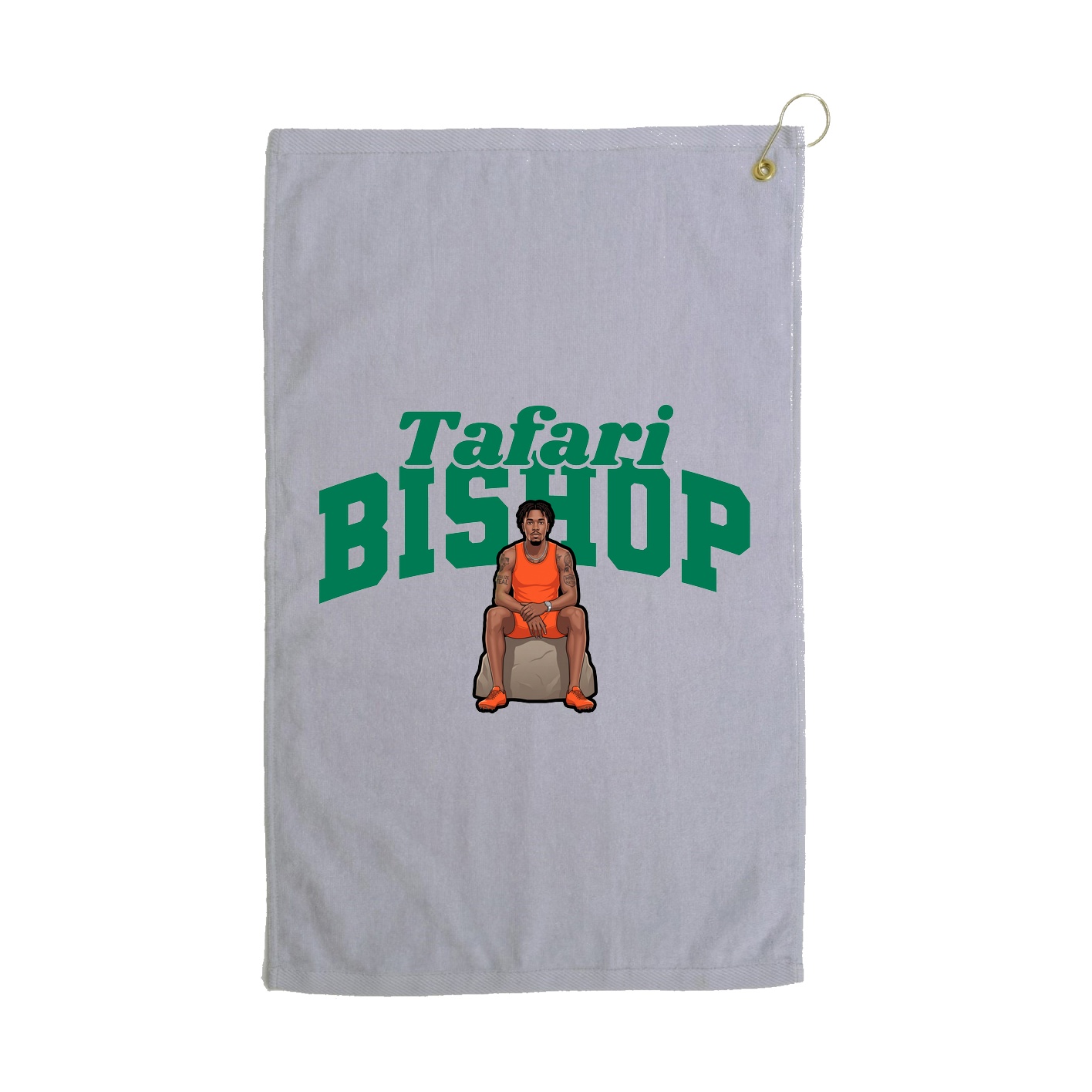 Golf Towel — Signature Arch in Grey