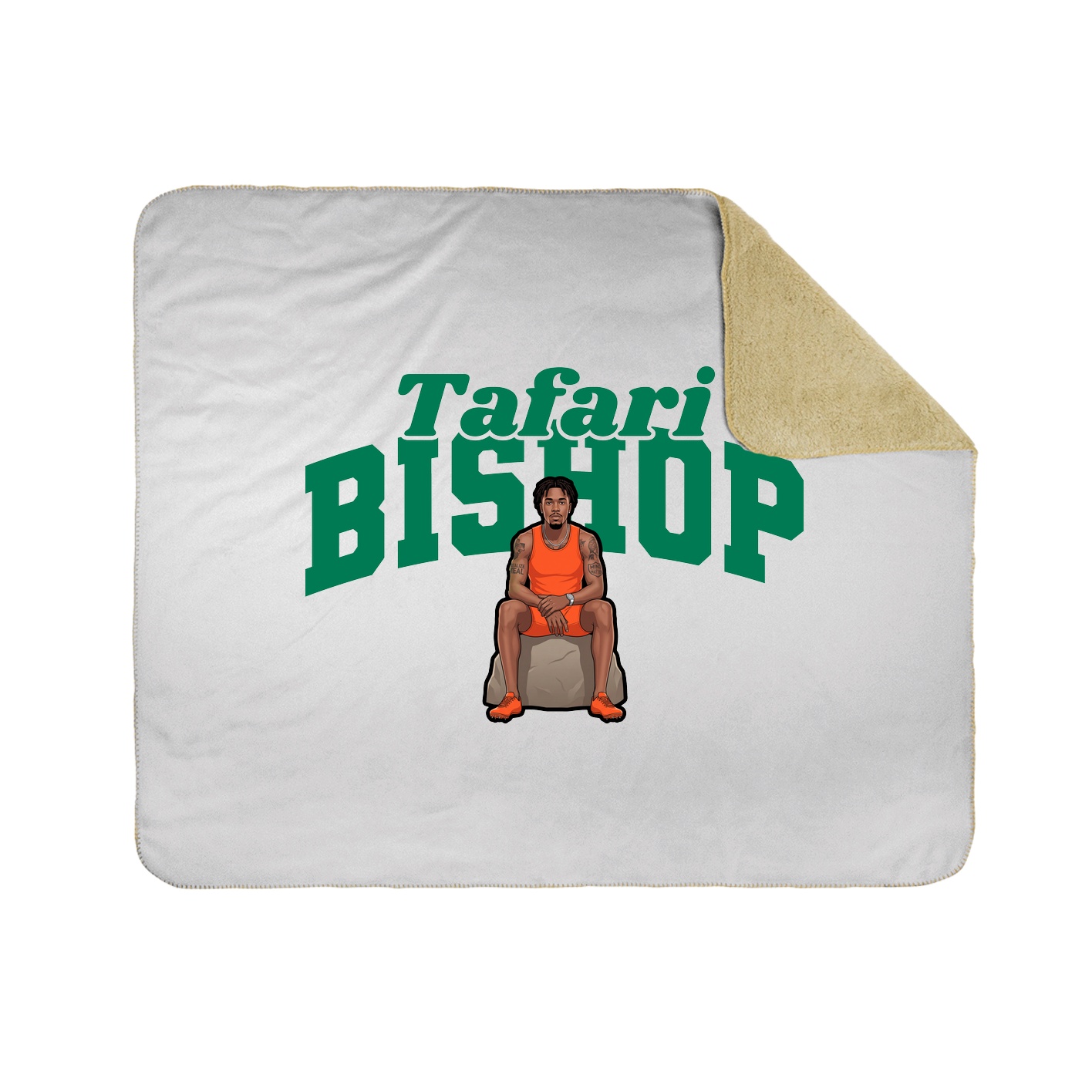 Throw Blanket — Signature Arch in White