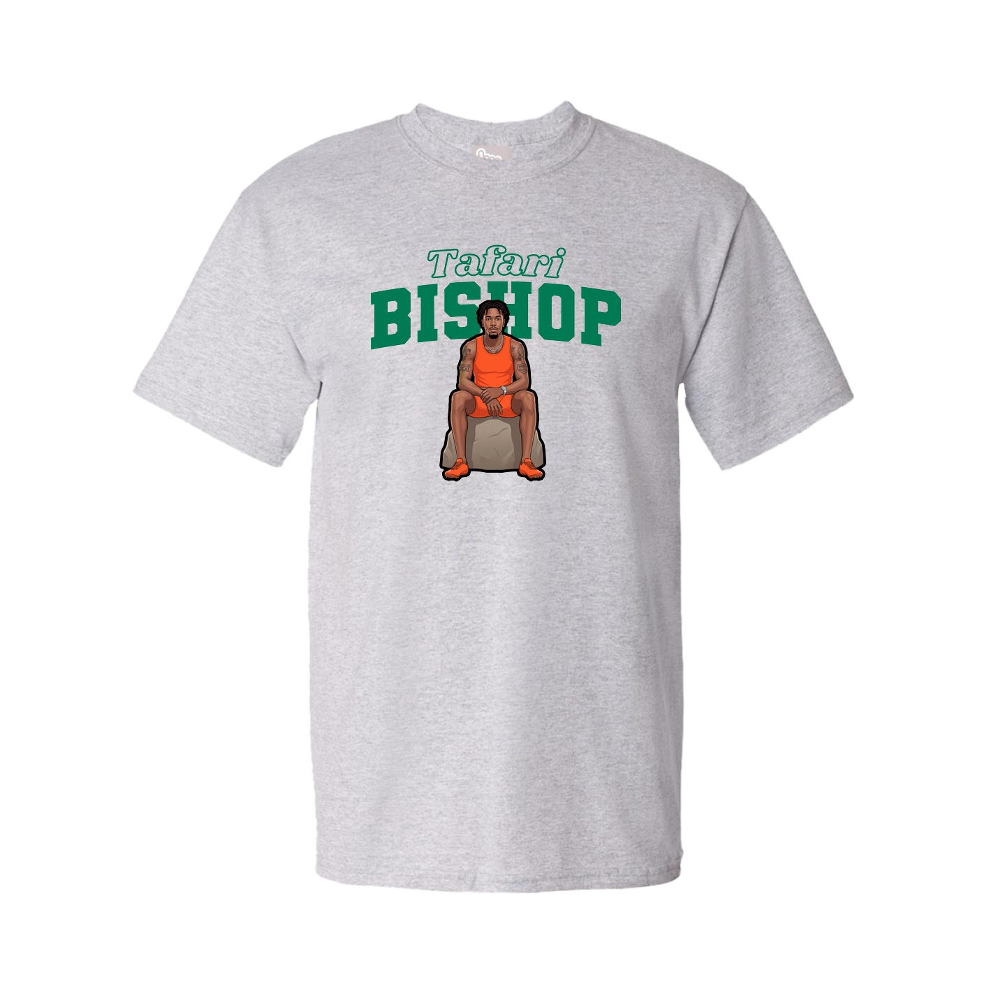 Tee — Name Arch in Grey