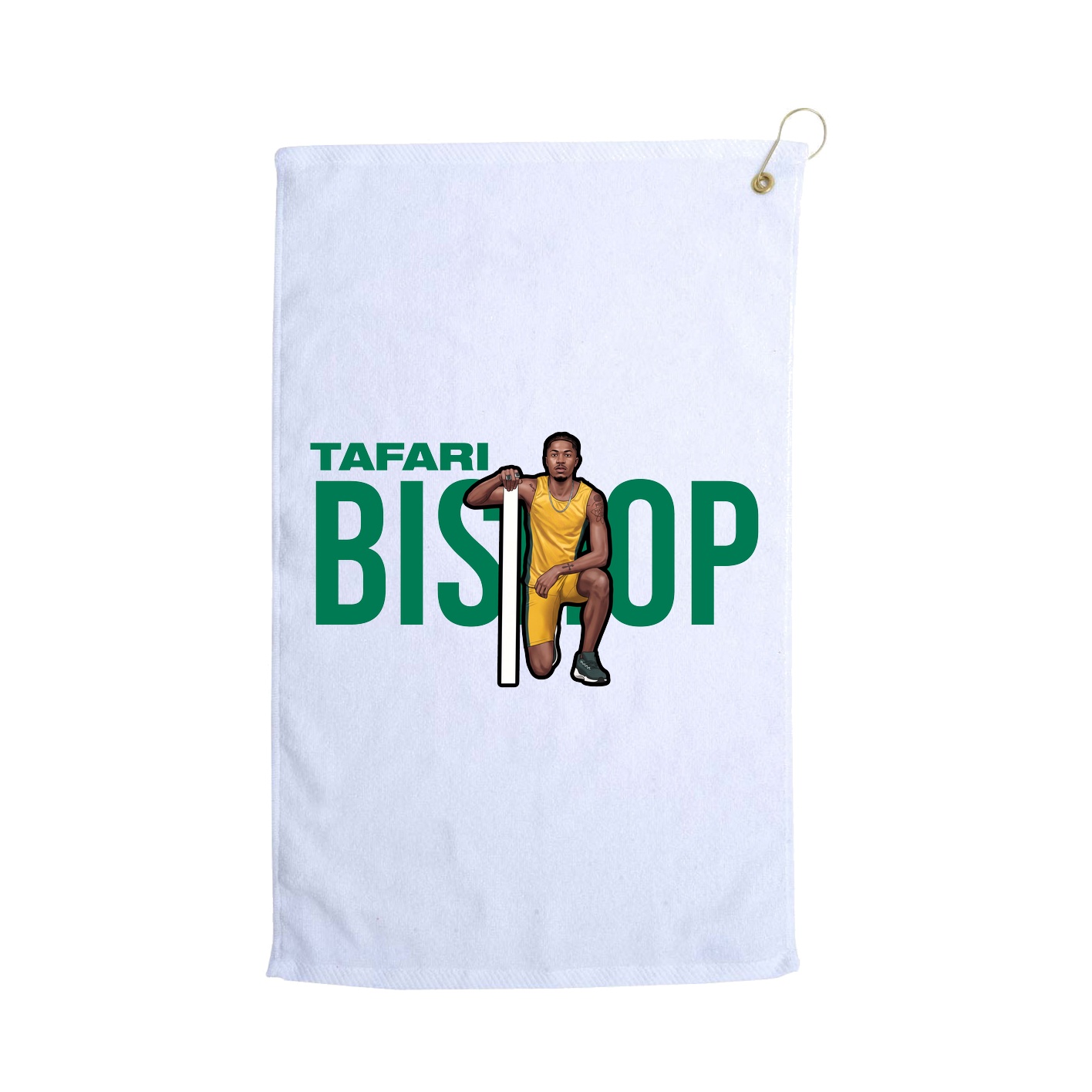 Golf Towel — Player Name in White