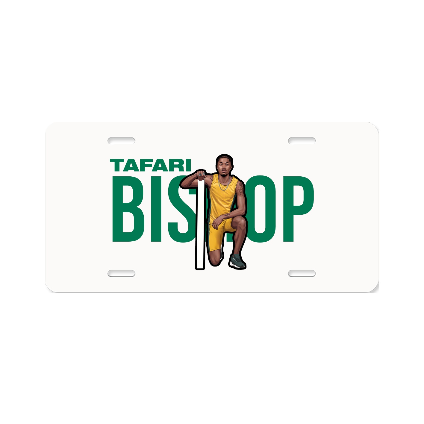 License Plate — Player Name in Classic