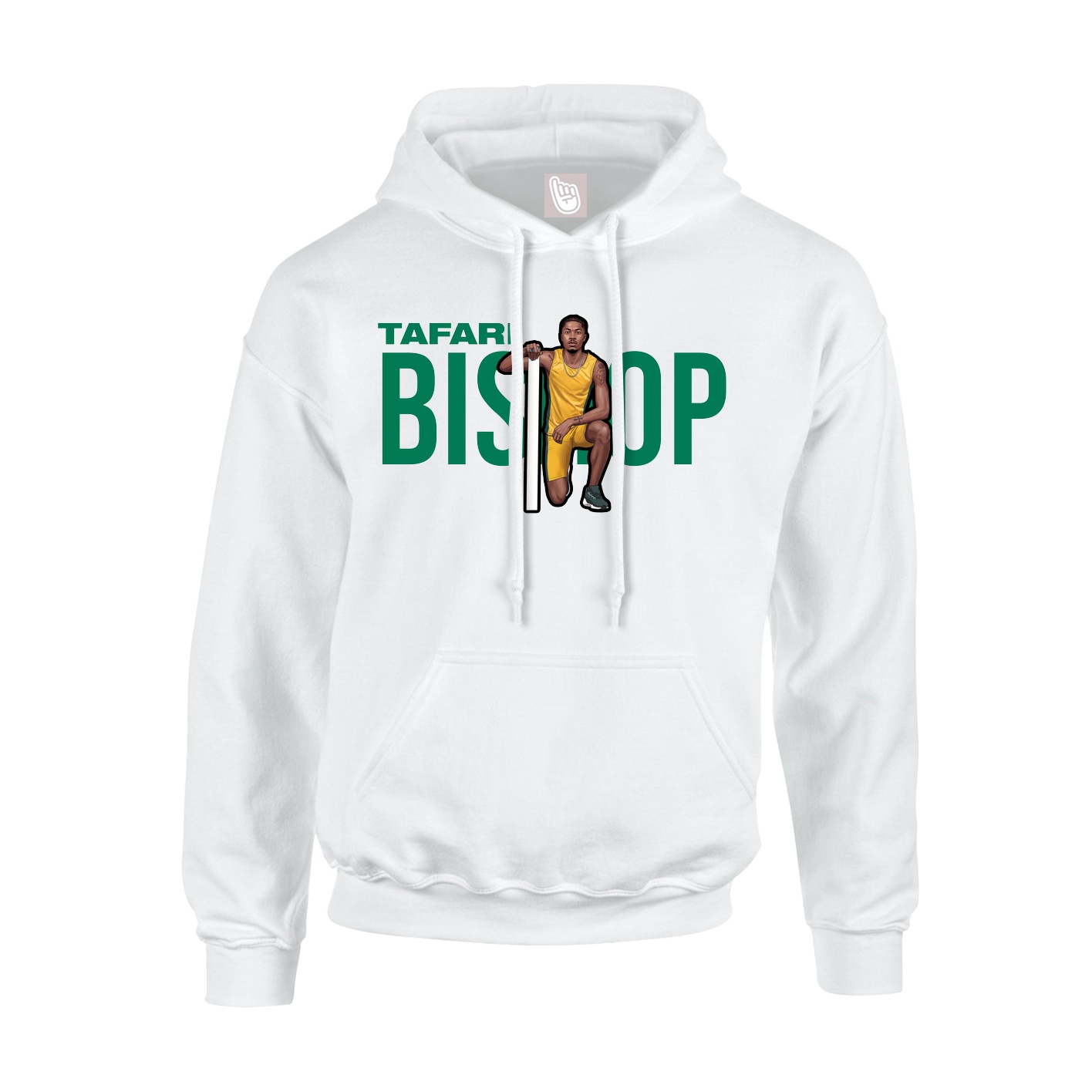 Youth Hoodie — Player Name in White