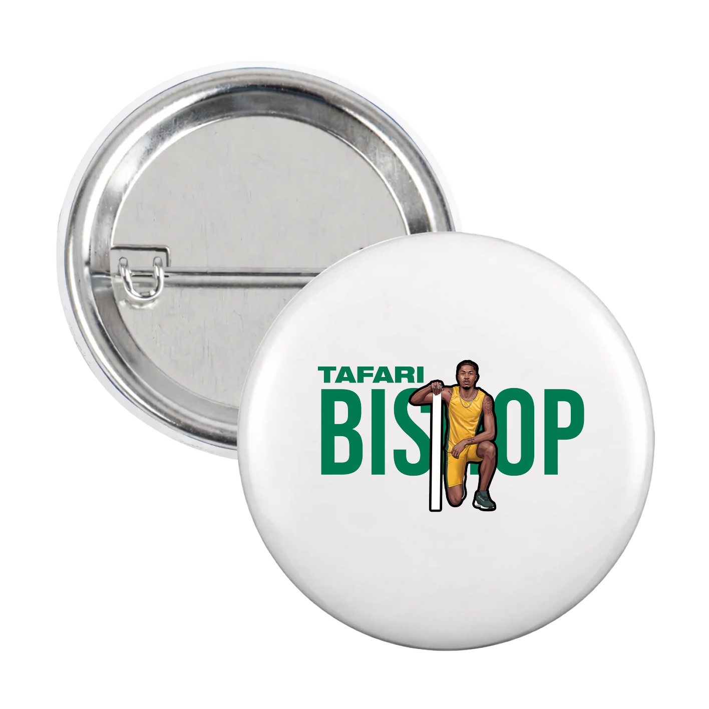 Game Day Button — Player Name in White