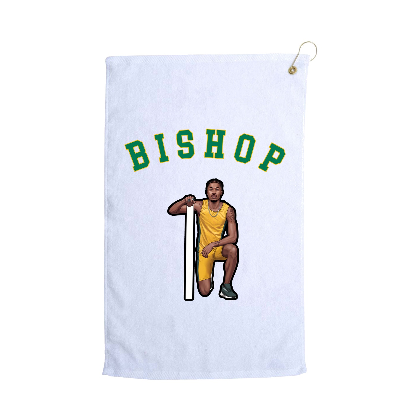Golf Towel — Shirsey Arch in White