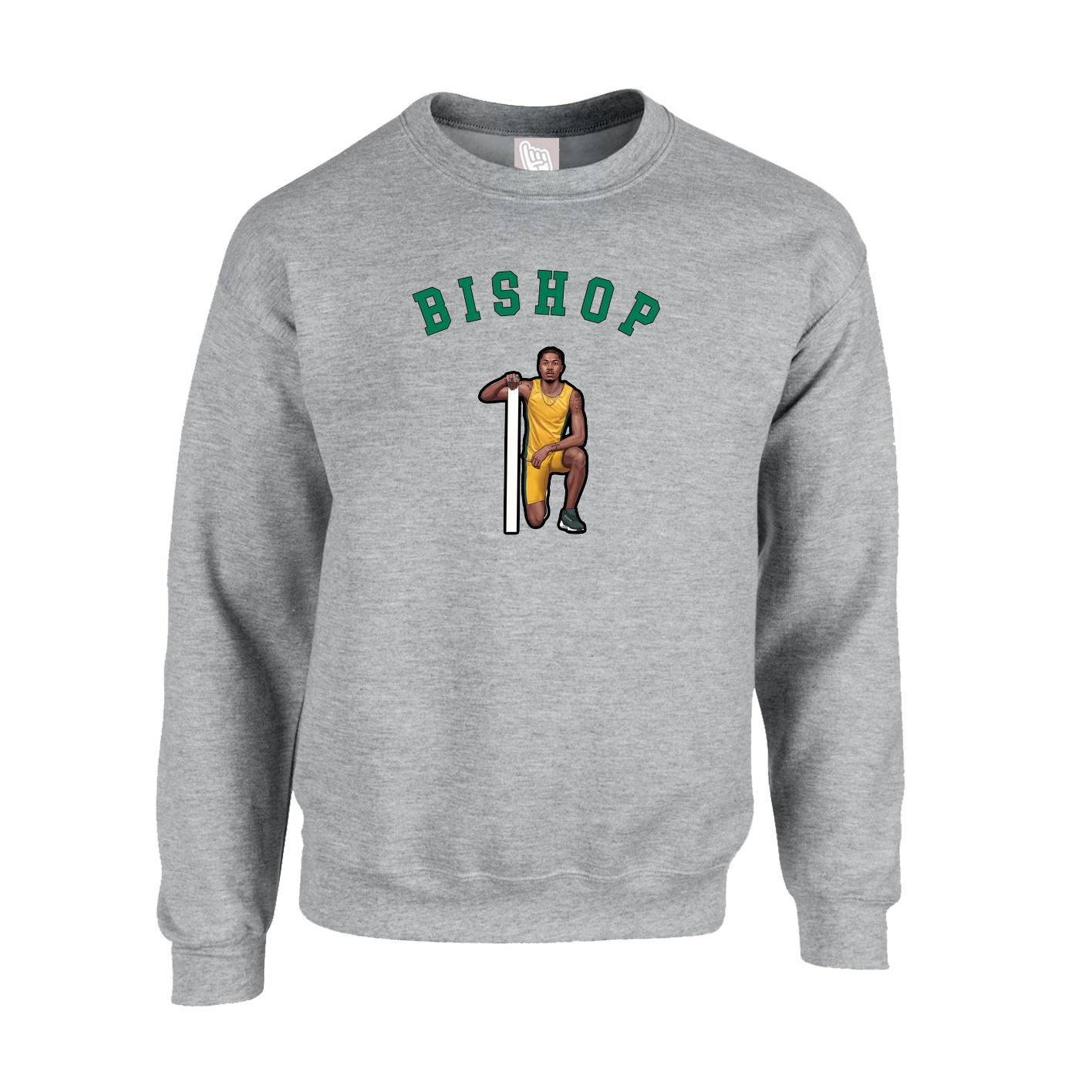 Fleece Crew — Shirsey Arch in Grey