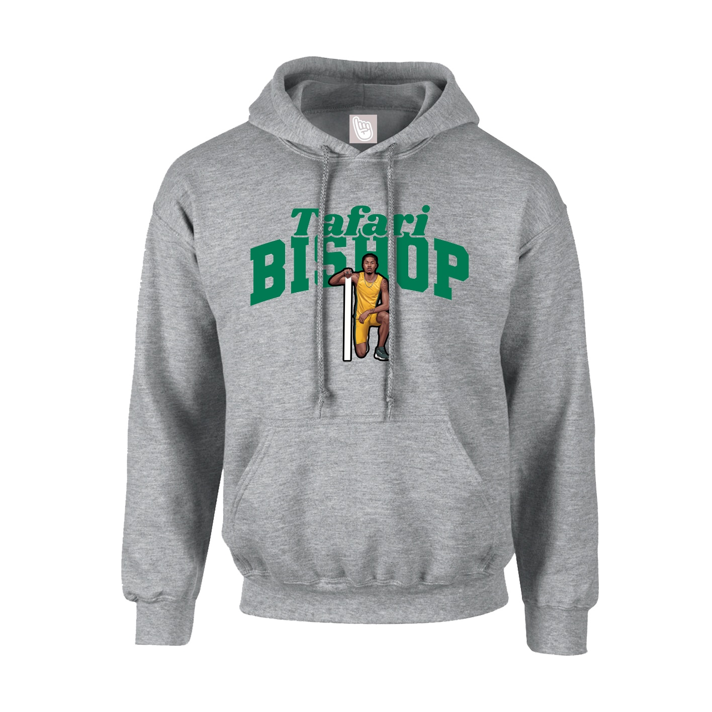 Youth Hoodie — Signature Arch in Grey