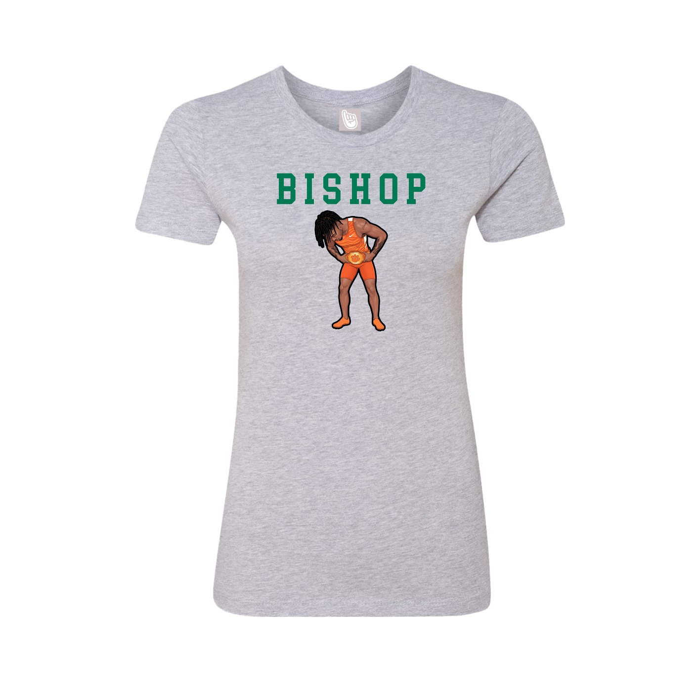 Fitted Women's Tee — Shirsey in Grey