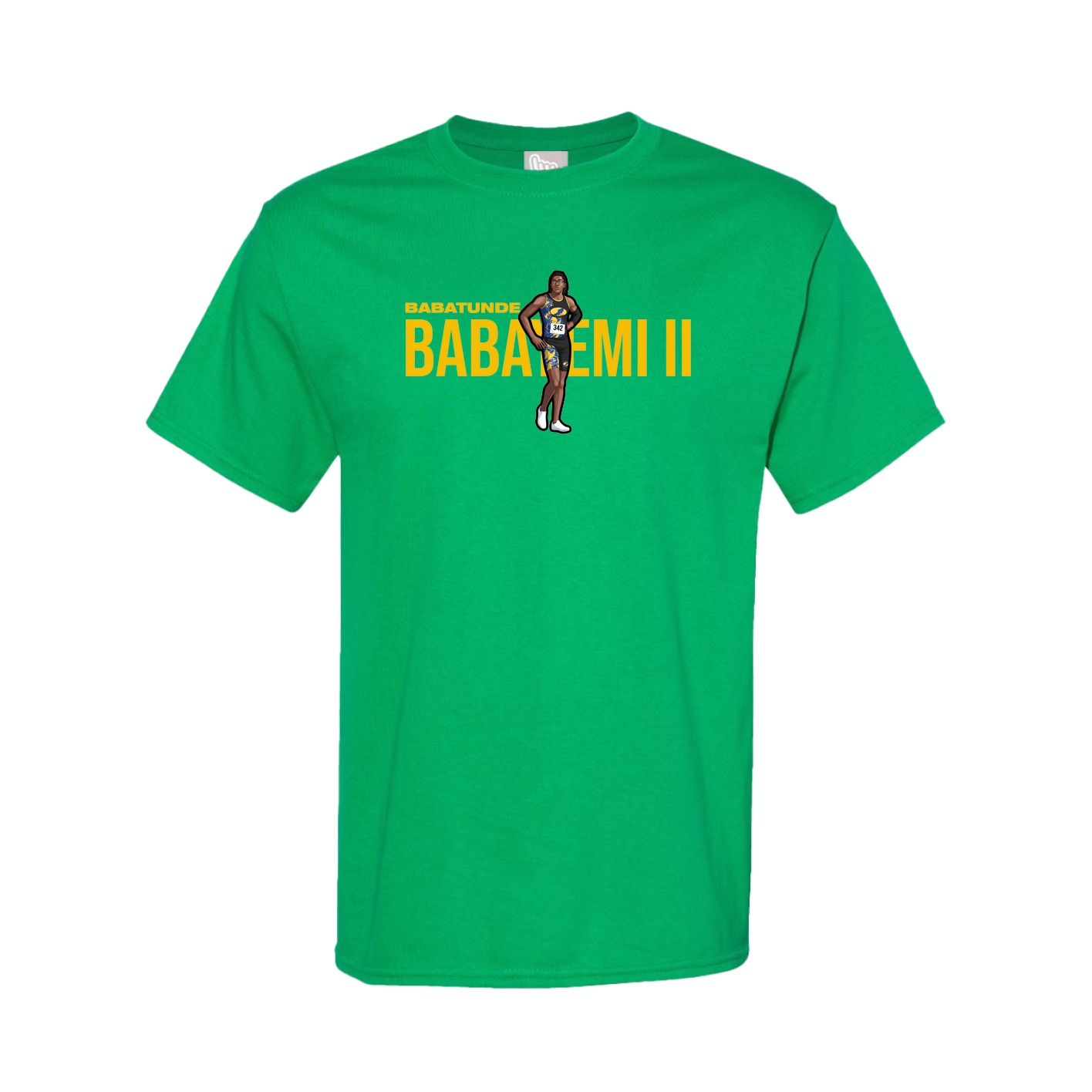 Youth Tee — Player Name in Green