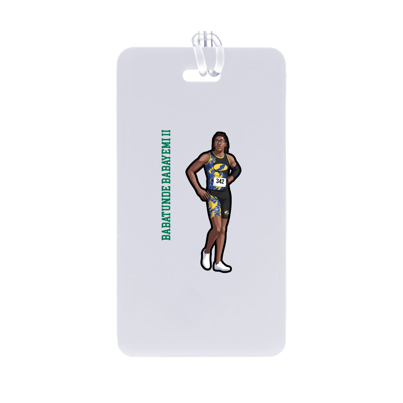 Bag Tag — Name Vertical in Classic