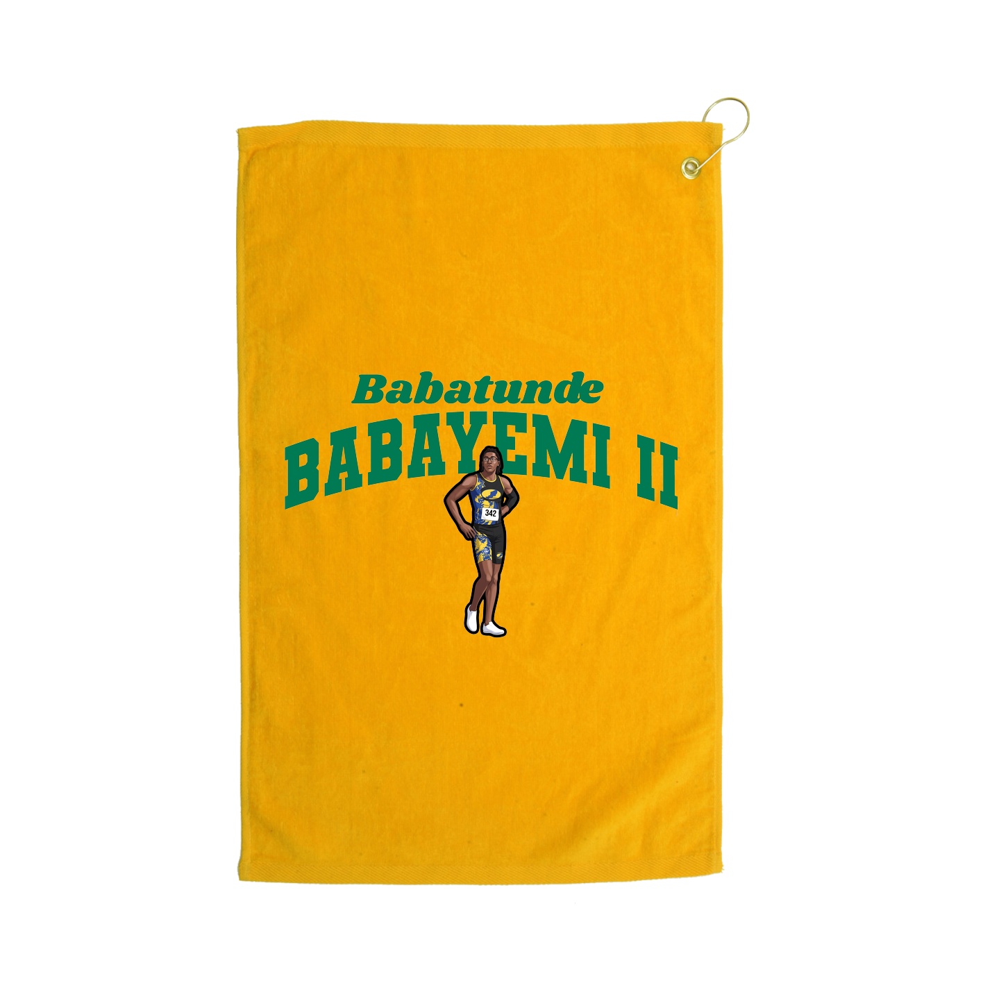 Golf Towel — Signature Arch in Gold