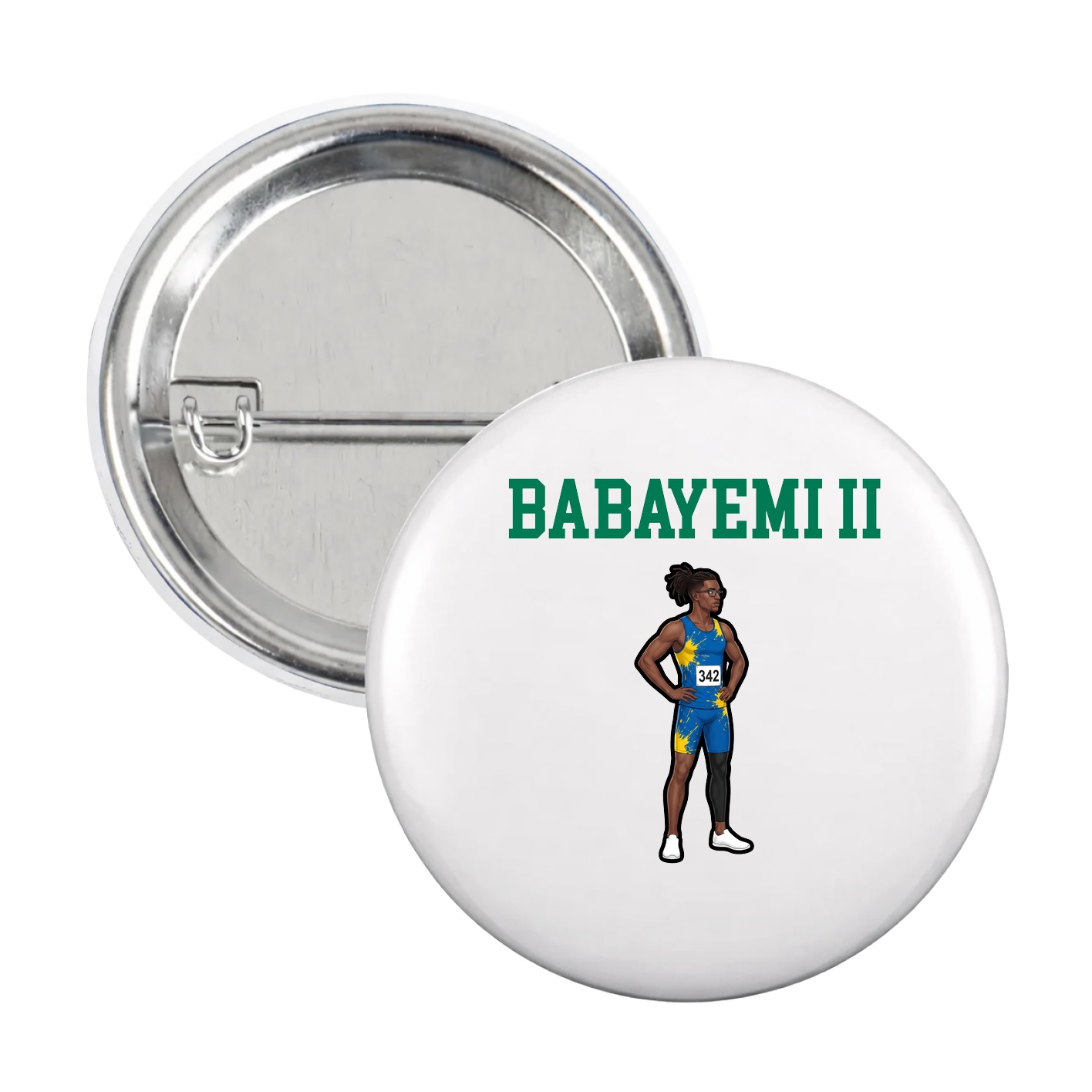 Game Day Button — Shirsey in White