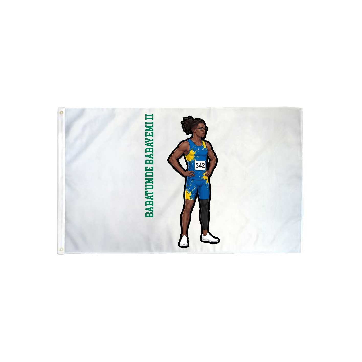 3x5 Flag — Name Vertical in Classic