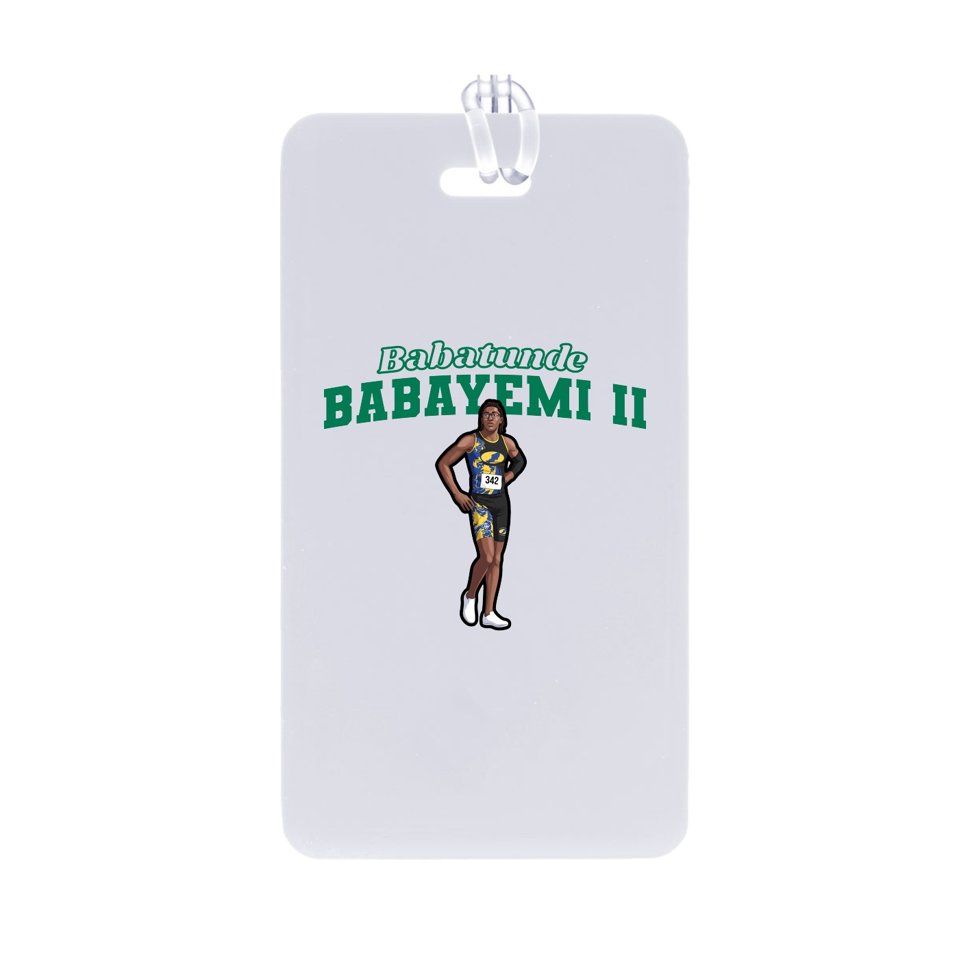 Bag Tag — Name Arch in Classic