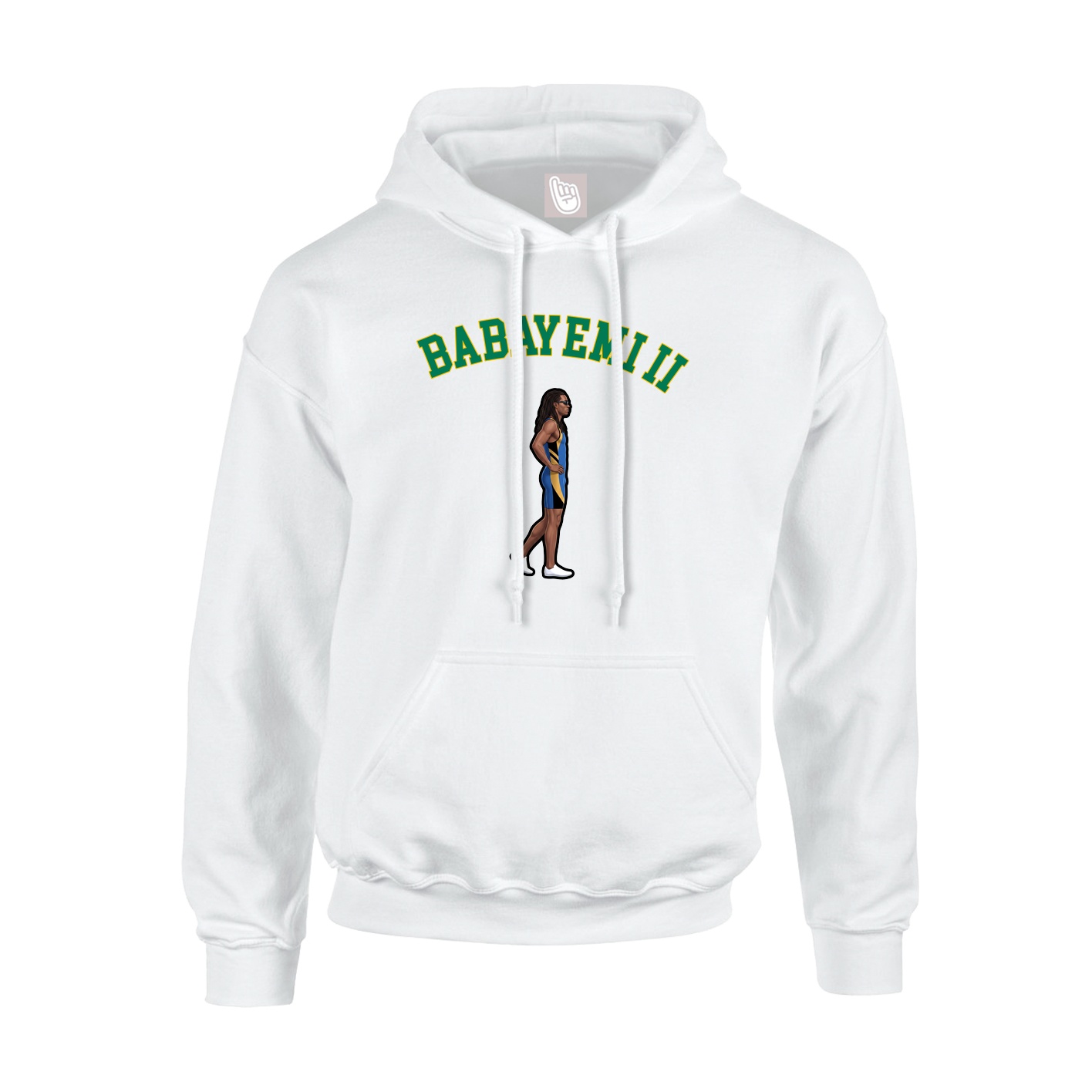Youth Hoodie — Shirsey Arch in White