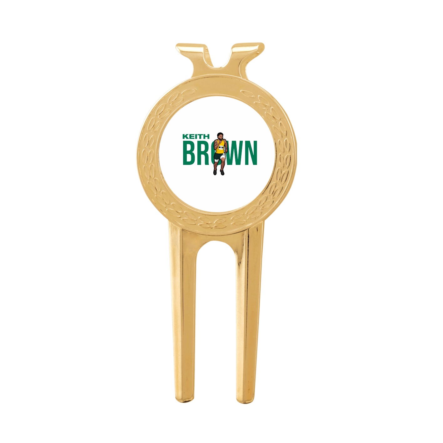 Divot Tool with Ball Marker — Player Name in Classic