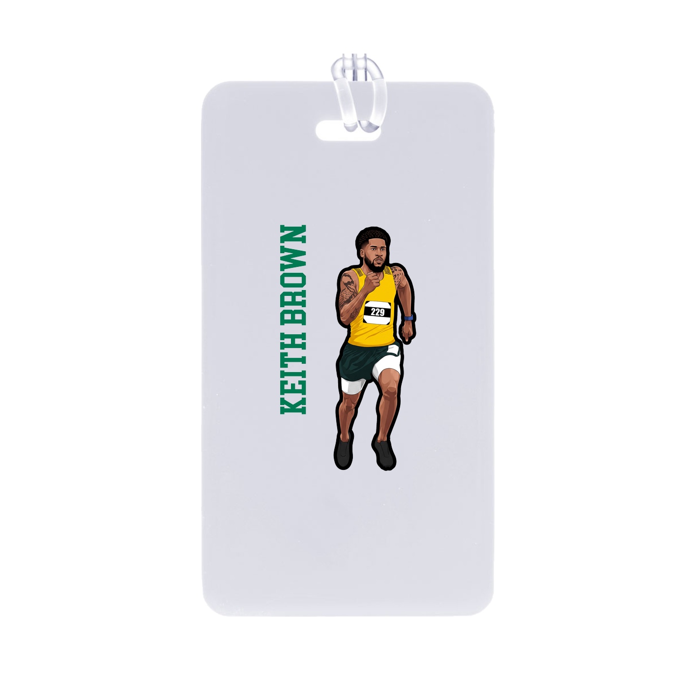Bag Tag — Name Vertical in Classic