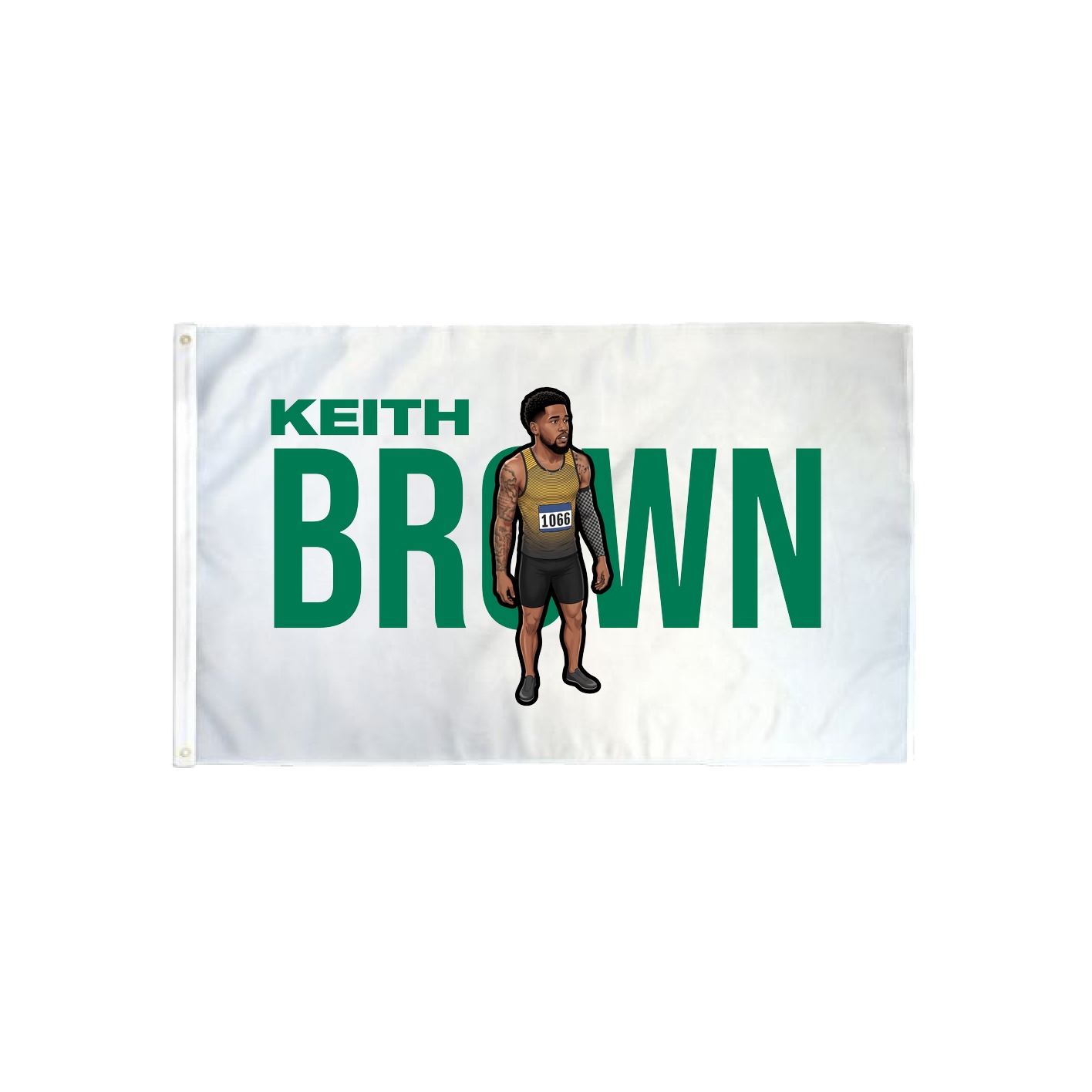 3x5 Flag — Player Name in Classic