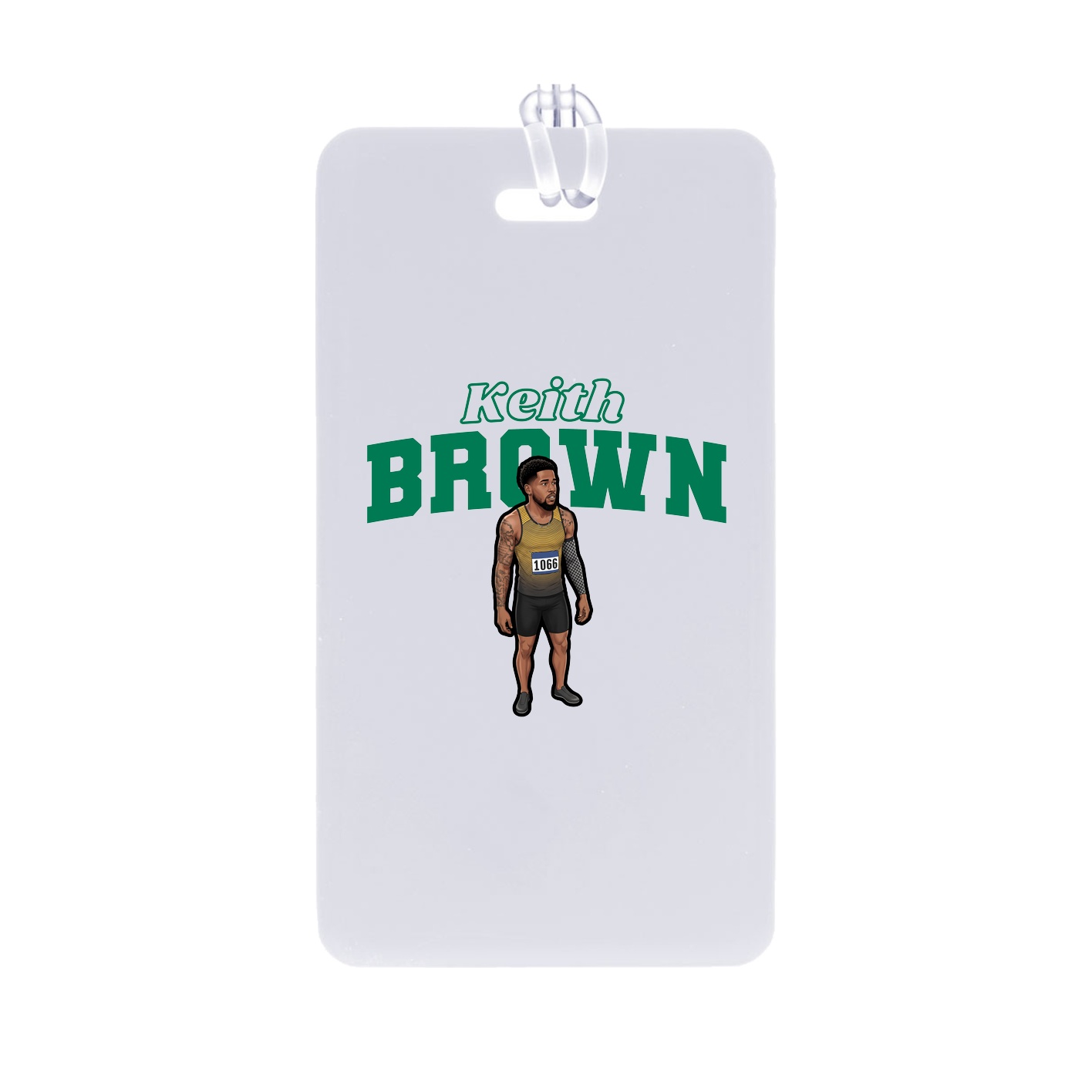 Bag Tag — Name Arch in Classic