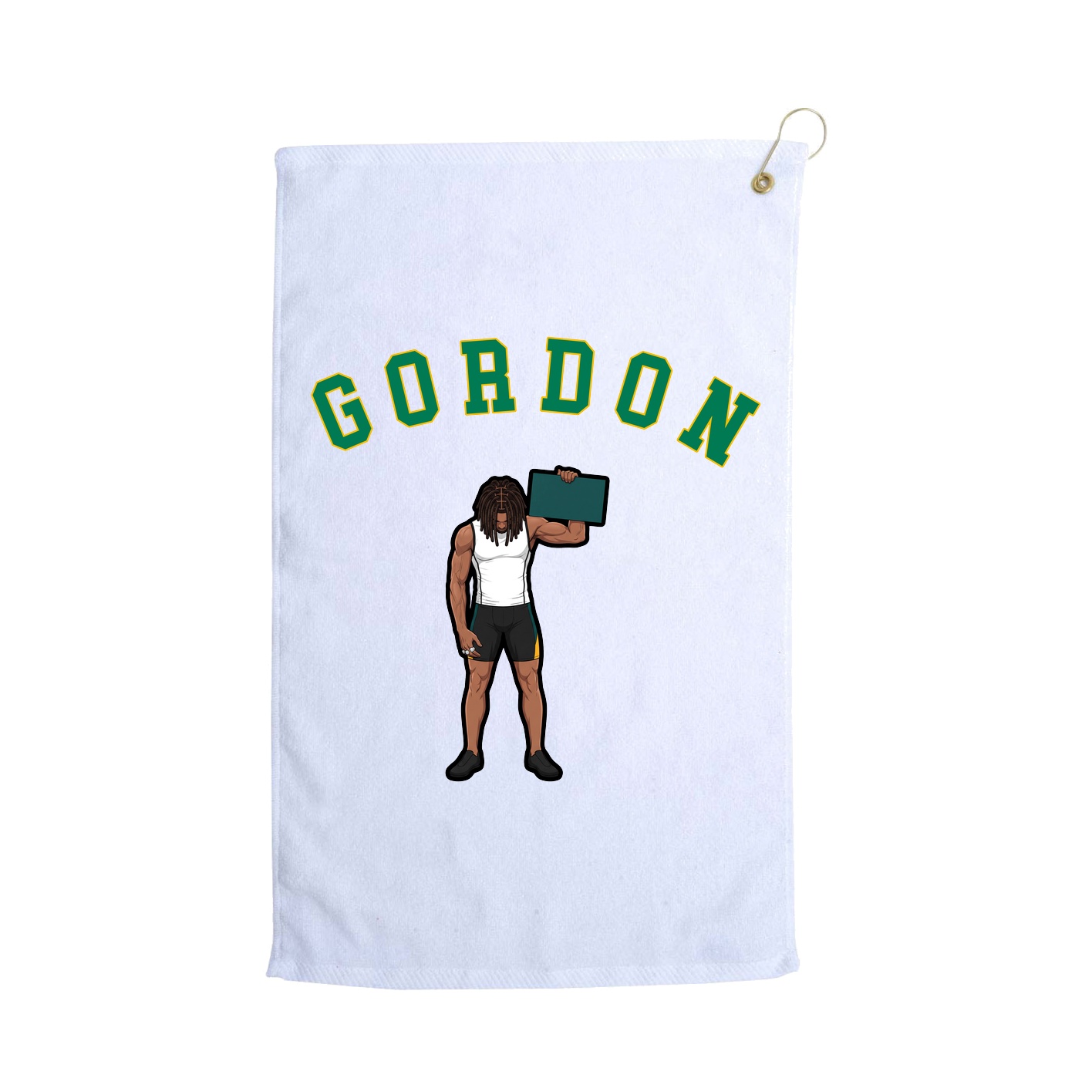 Golf Towel — Shirsey Arch in White
