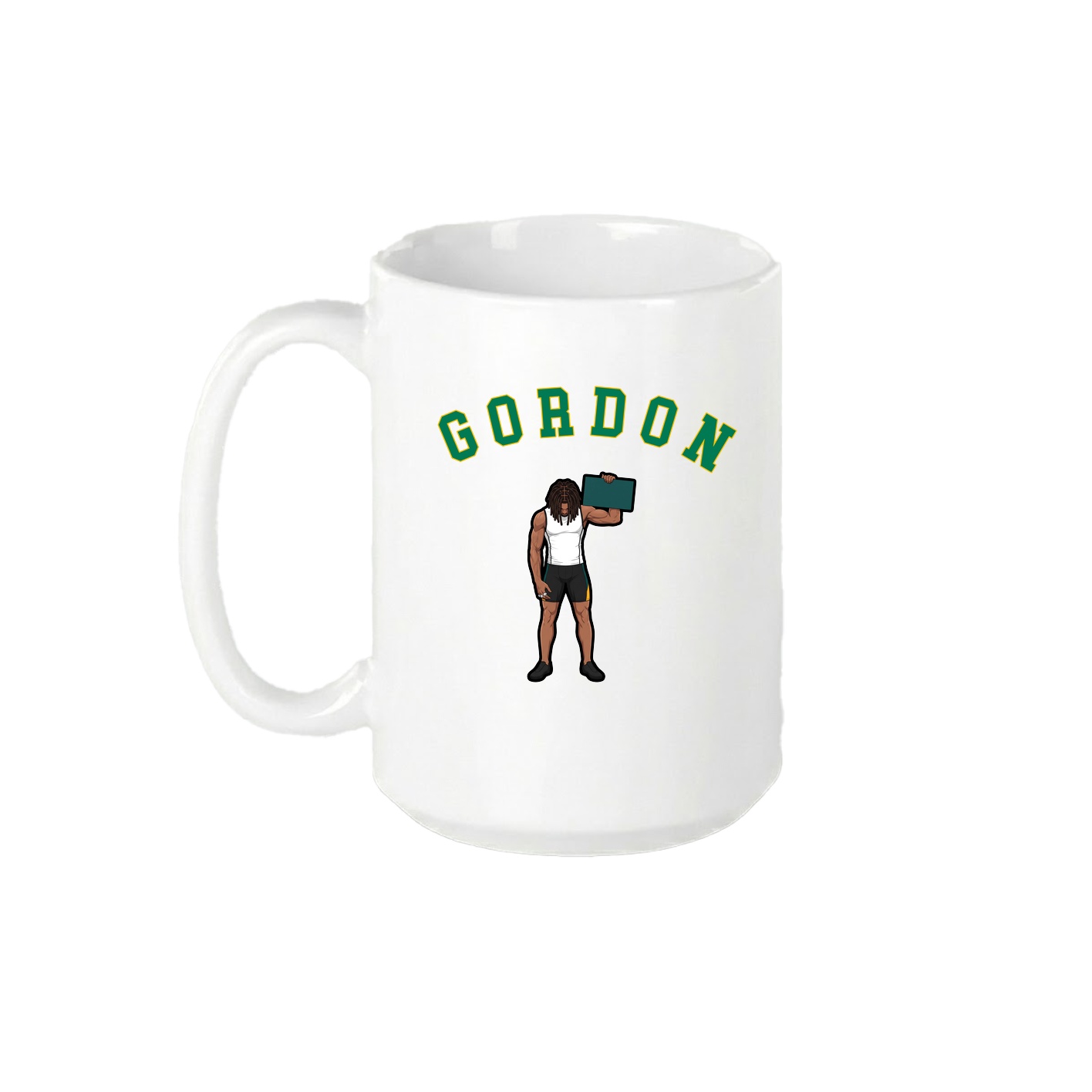 15oz Coffee Mug — Shirsey Arch in White