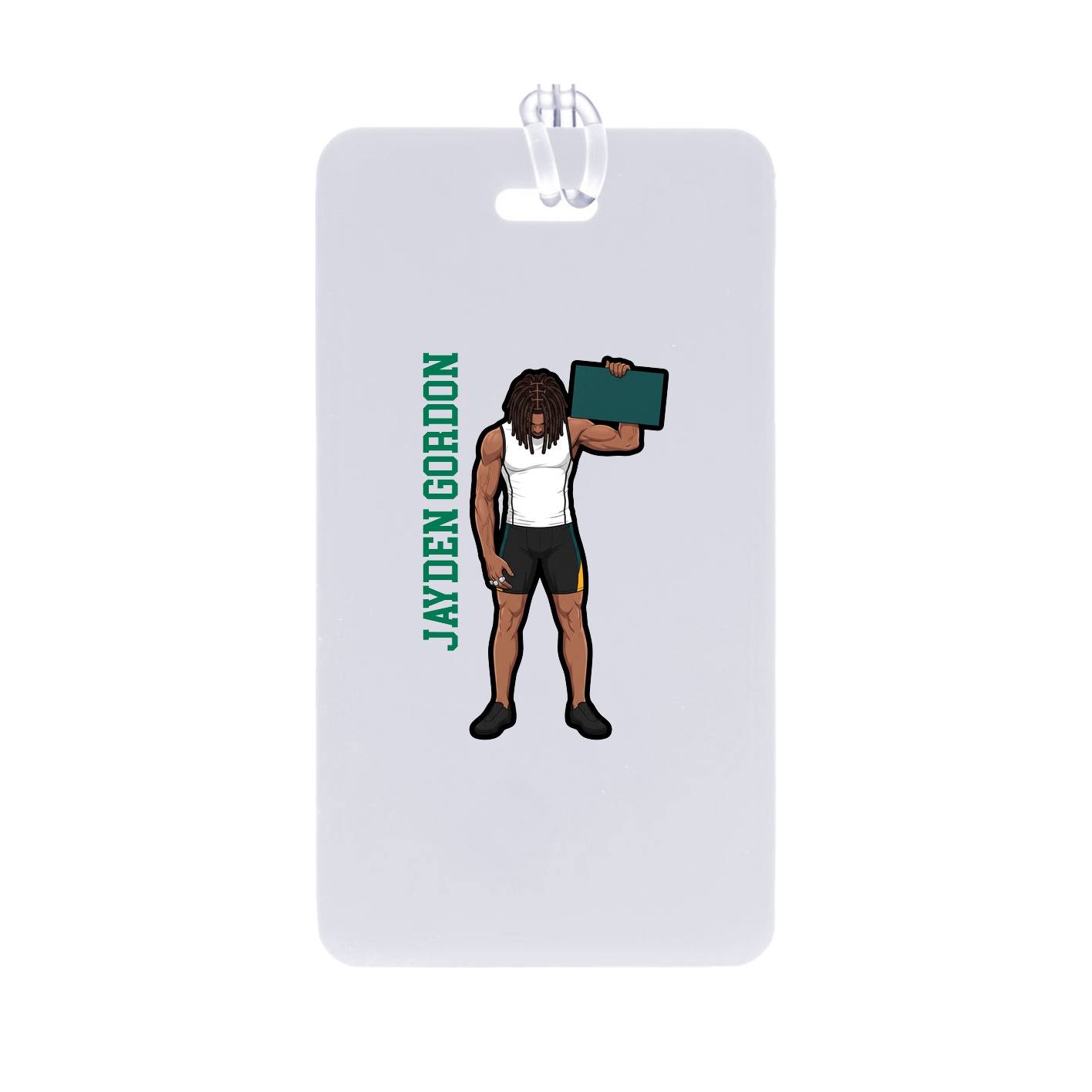 Bag Tag — Name Vertical in Classic