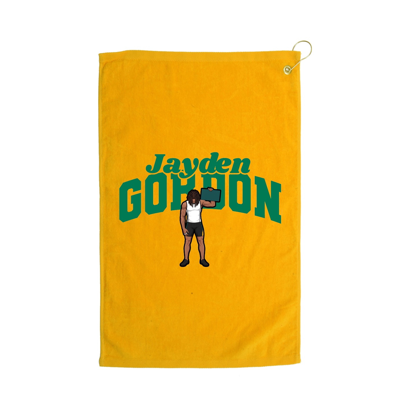 Golf Towel — Signature Arch in Gold