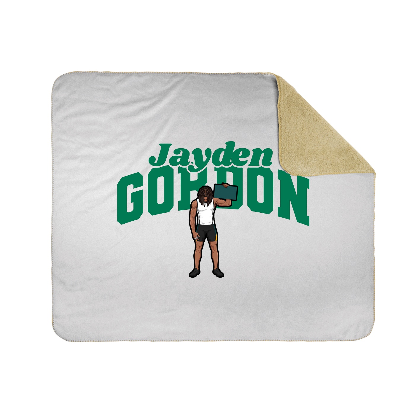 Throw Blanket — Signature Arch in White