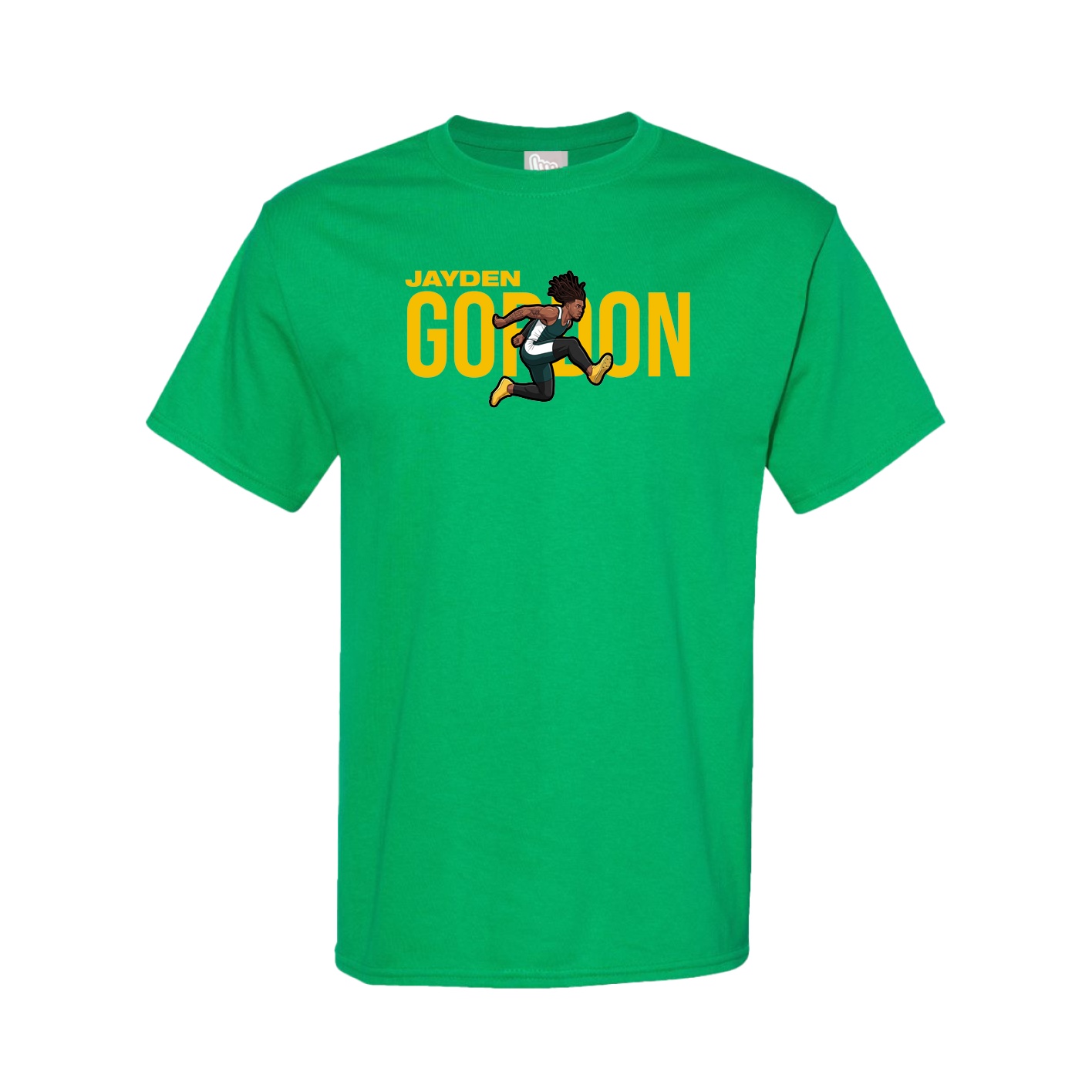 Youth Tee — Player Name in Green
