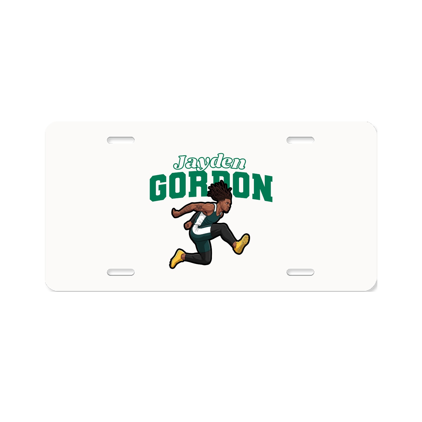 License Plate — Name Arch in Classic