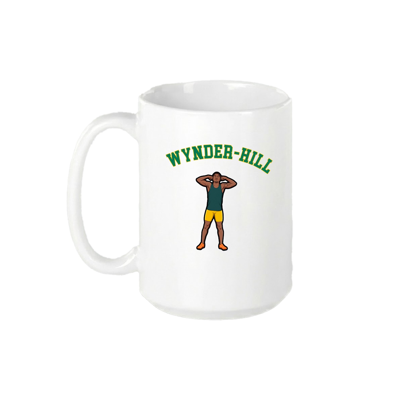 15oz Coffee Mug — Shirsey Arch in White