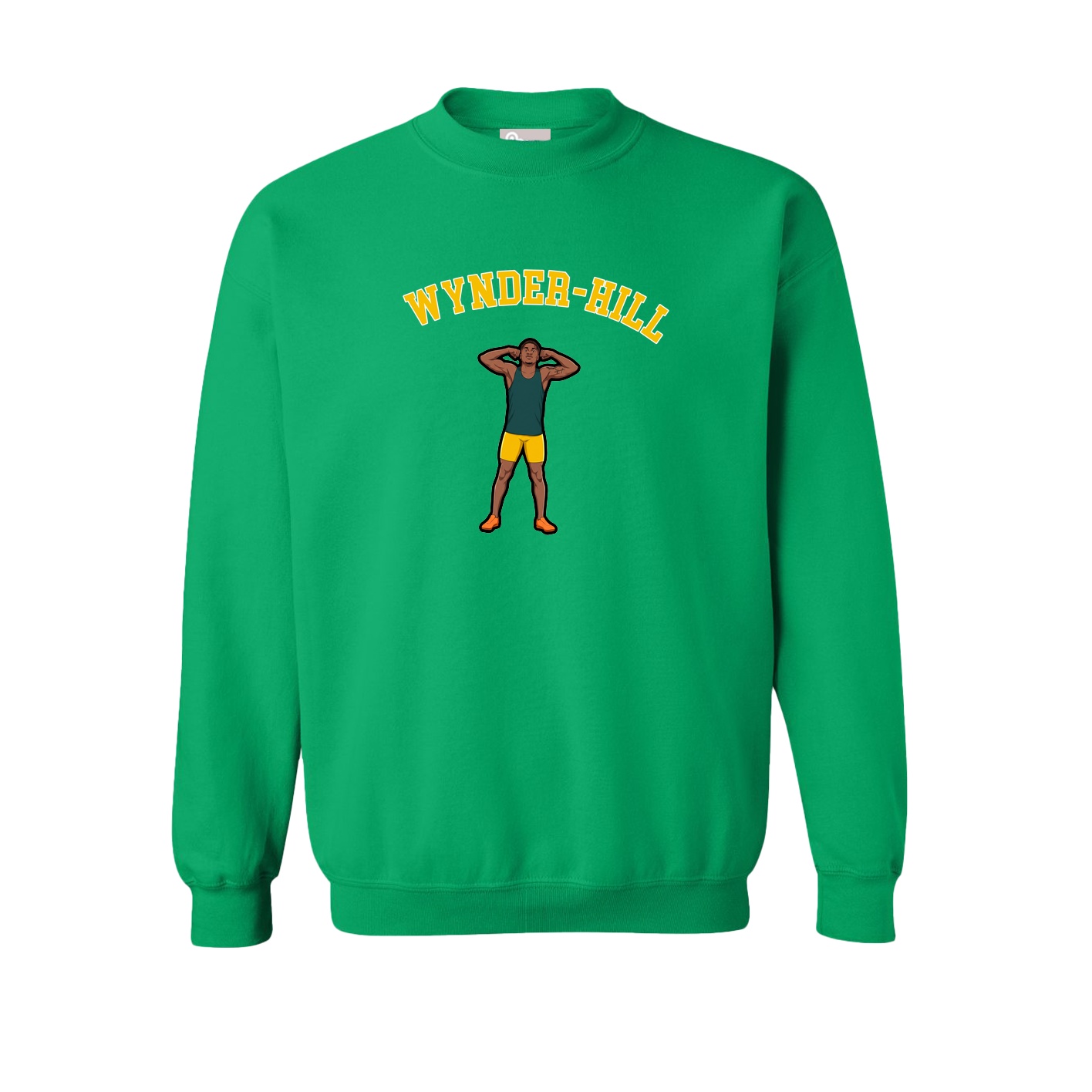 Fleece Crew — Shirsey Arch in Green